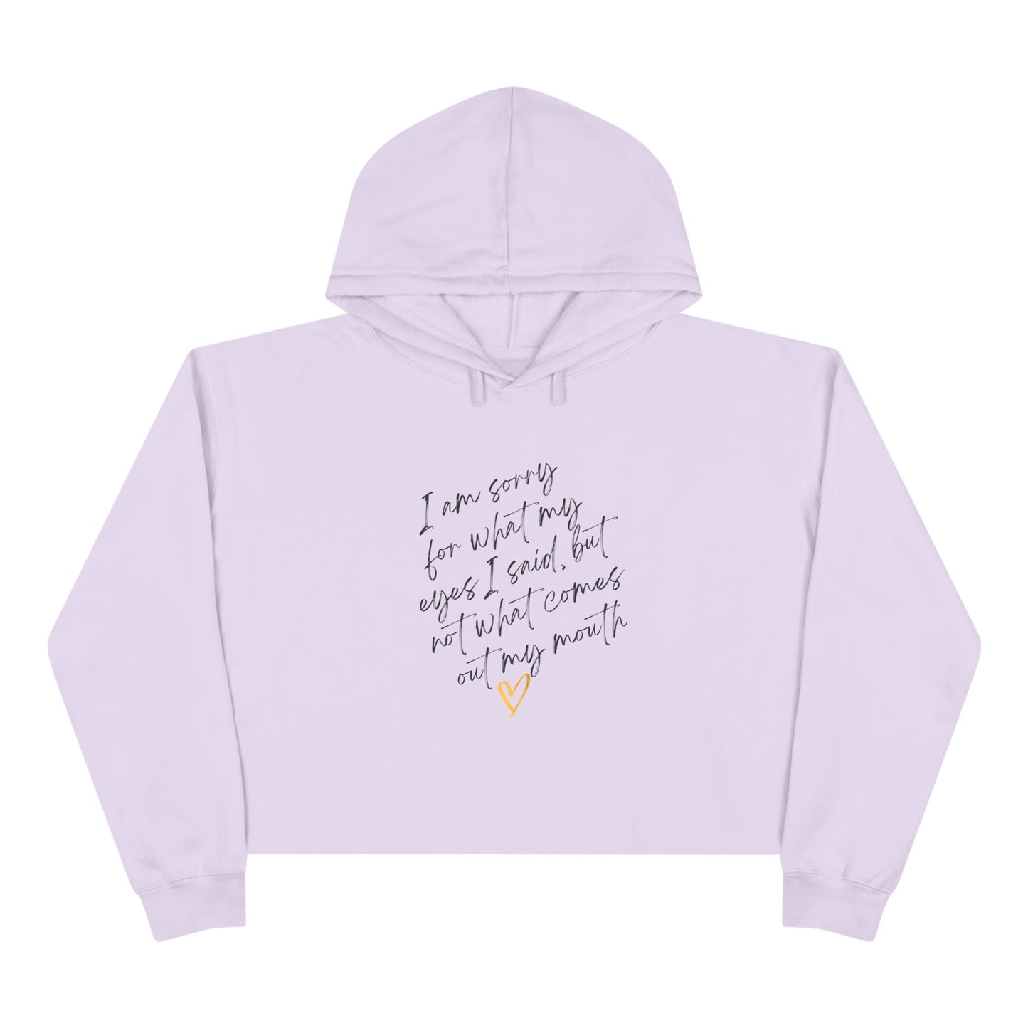 Crop Hoodie with Inspirational Quote, Comfortable Sweatshirt, Gift for Her, Relaxed Fashion, Daily Wear, Positive Affirmation